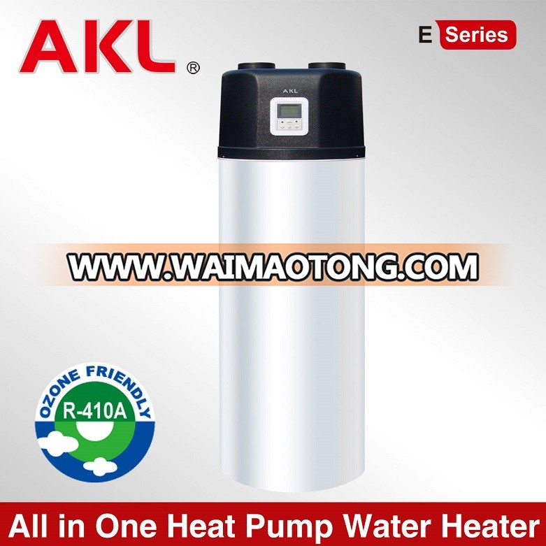 air source heat pump all in one model for sanitary hot water, heat pump water heater monobloc